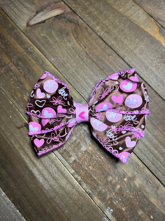 Small Valentine's Day Hair bow