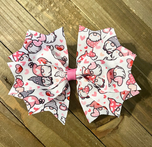 Valentine's Day Hair bow- holiday